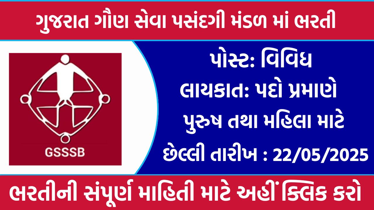 GSSSB Recruitment